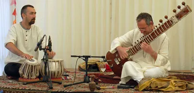 Jon & Ricky performing at a wedding