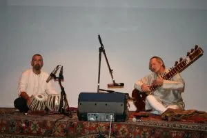 Jon and Ricky at Music Mela, Basingstoke